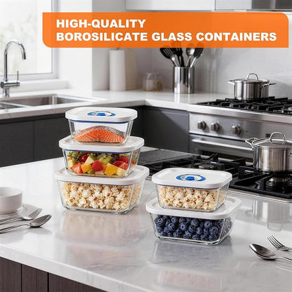 Vacuum Seal Borosilicate Glass Containers - Image 2
