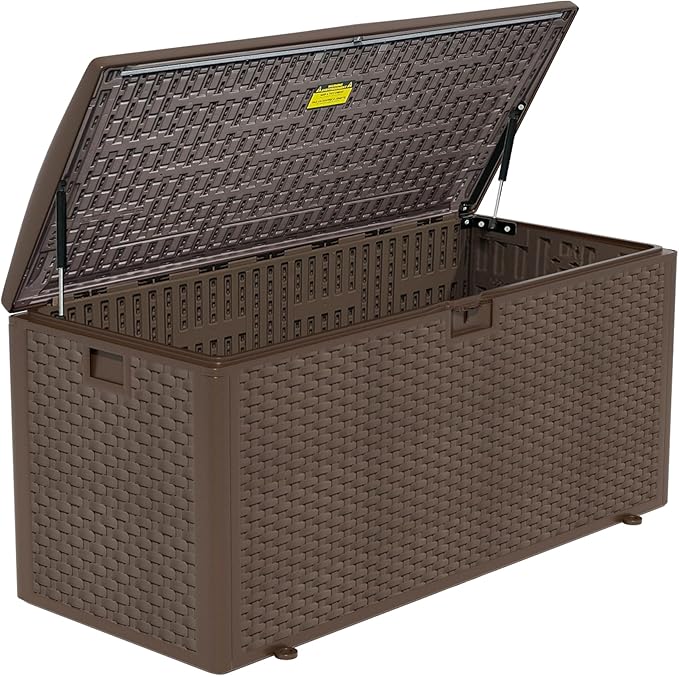 180 Pro Gallon Waterproof Outdoor Storage Bin Resin Deck Box by Decksplore%E2%80%94BuiltforOutdoor