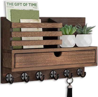 Key Holder Wall Mount, Mail Holder by Lucundm