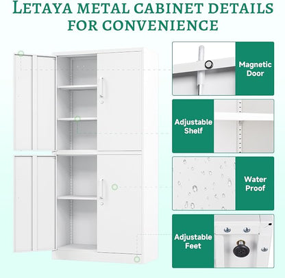 Letaya Metal Storage Cabinet - Image 5
