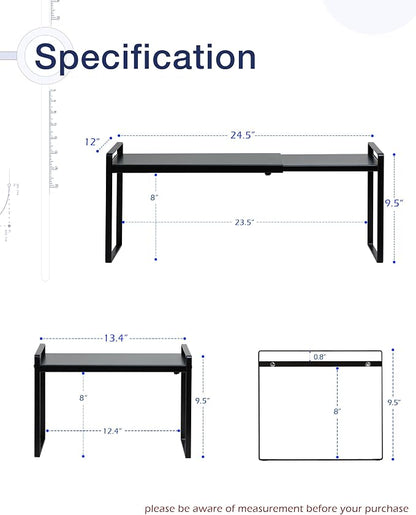 Nxconsu Expandable Cabinet Shelf Organizer Riser - Image 3