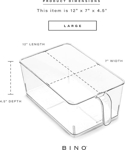 BINO | Clear Storage Organizer | THE HOLDER COLLECTION | Clear Containers - Image 3
