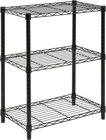 Honey-Can-Do 3-Tier Heavy Duty Adjustable Shelving Unit, 250-lb Per Shelf Metal - Image 4