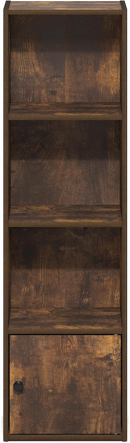 Furinno LUDER Book Shelf, 4-Tier Bookshelf - Image 8