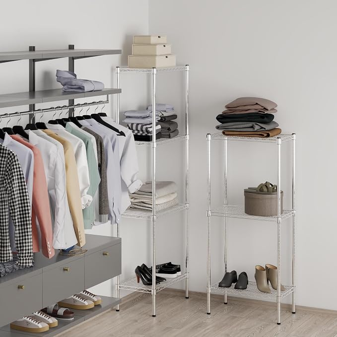 14" Deep x 24" Wide x 54" Height Wire Shelving Kit | 3-Tier | NSF Commercial - Image 6