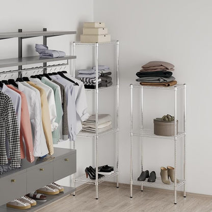 14" Deep x 24" Wide x 54" Height Wire Shelving Kit | 3-Tier | NSF Commercial - Image 6