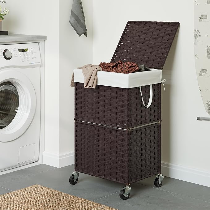 Chrislley 90L Slim Laundry Hamper - Image 2