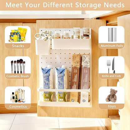 20x13x4.7-Inch Inside Cabinet Door Organizer, Adhesive Shelf, No Drilling - Image 4