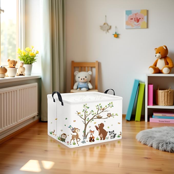 Rectangular Kids Storage Basket Baby Storage Basket - Image 3