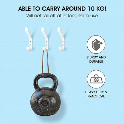 GlazieVault Coat Hooks for Wall – Door Hooks - Image 3