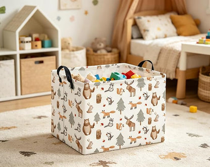 Rectangular Valentines Basket for Women Girls Storage Bin Organizer Box Shelf - Image 4