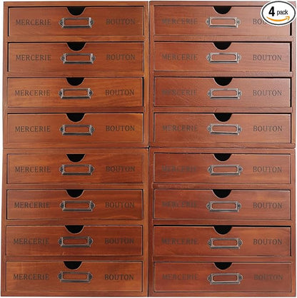 Vintage Wooden Drawer Organizer by Emmliy-Buynow_LLC