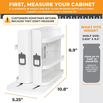 Spice Rack Organizer for Cabinet - Image 2