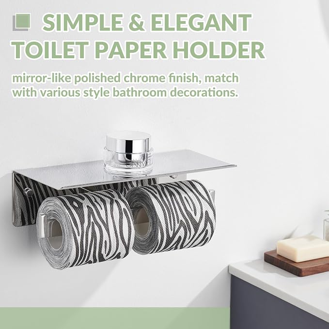 APLusee Double Toilet Paper Holder - Image 8