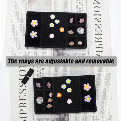 Velvet Jewelry Organizer Tray - Image 4
