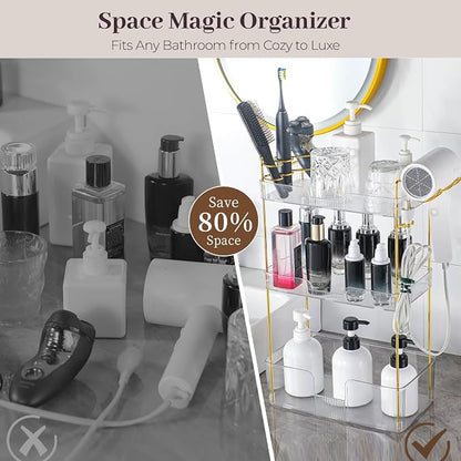 Bathroom Counter Organizer Countertop, 3 Tier Makeup Perfume Storage - Image 5