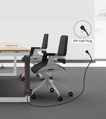 Heavy Duty Power Strip with Individual Switches, 8 Outlets 14 Gauge Industrial - Image 8