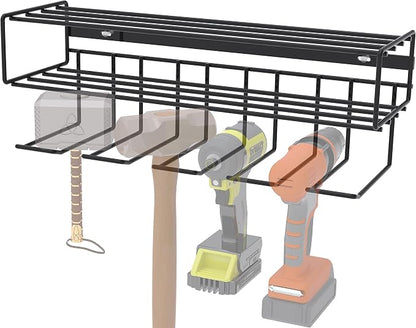 c2M Heavy Duty Floating Tool Shelf & Organizer | Wall Mounted Garage Storage - Image 6