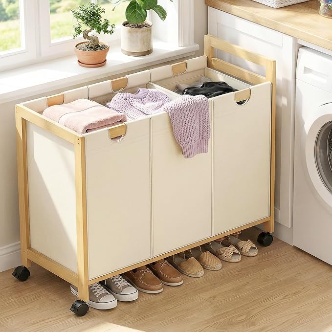 Homykic 250L Laundry Sorter Cart - Image 8