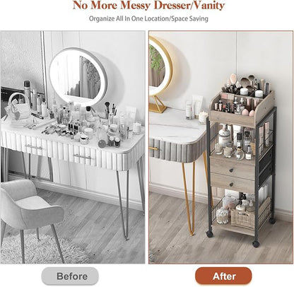 Makeup Organizer, Floor Skincare Organizers Make Up Organizers and Storage - Image 5