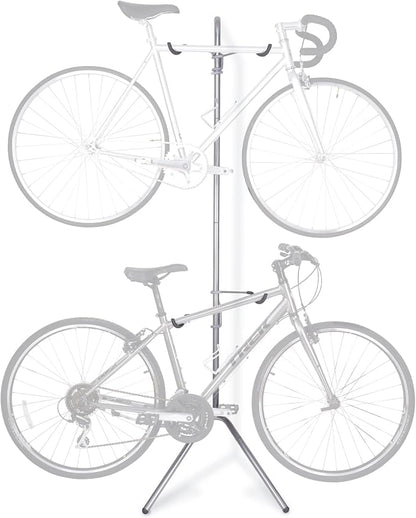 Delta Cycle Two Bike Gravity Pole Stand Garage, 2 Bike Storage Rack, No by deltaCycleandHome