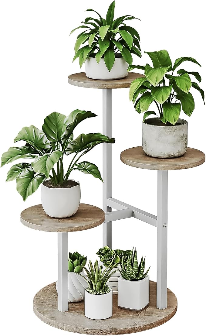 INGIORDAR Plant Stand Indoor Outdoor Corner Plant Shelf by INGIORDAR