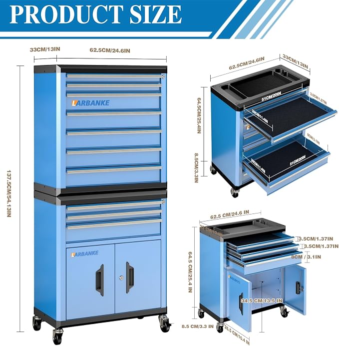 10 Drawer Rolling Tool Chest - Image 3