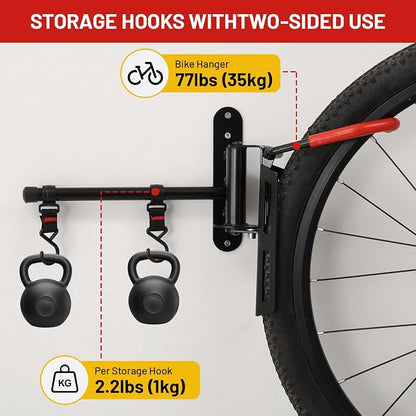 Swivel Bike Wall Mount, Bike Hangers - Image 4