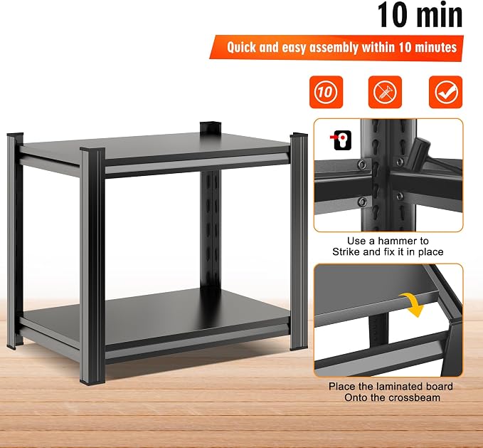 2-Tier End Table, Sofa Side Table - Image 4