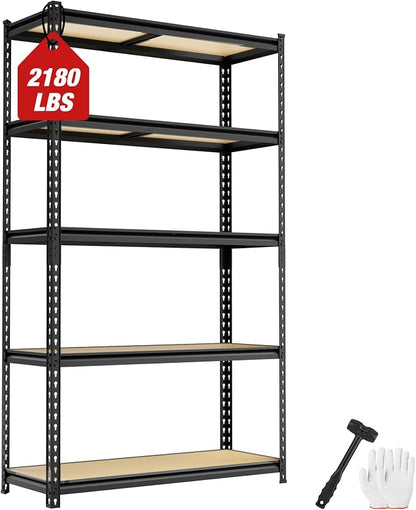 WORKPRO 5-Tier Black Shelving by WORKPRO