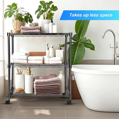 Whitmor 3 Tier Storage Shelves, Heavy Duty - Image 5