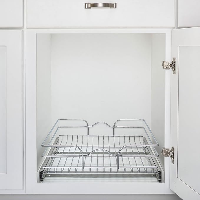 Rev-A-Shelf Kitchen Cabinet Pullout Shelf and Drawer Organizer Slide Out Pantry - Image 8