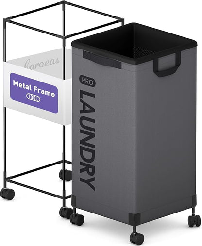 Caroeas Next-Gen 105L Matel Frame Laundry Basket by Caroeas
