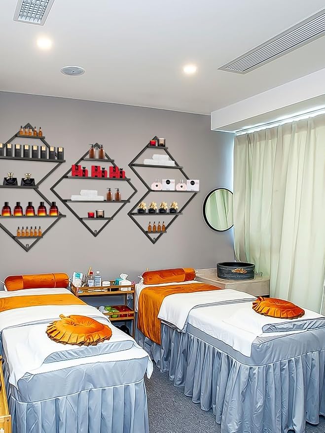 EBANKU Metal Wall Mounted Nail Polish Storage Racks - Image 6