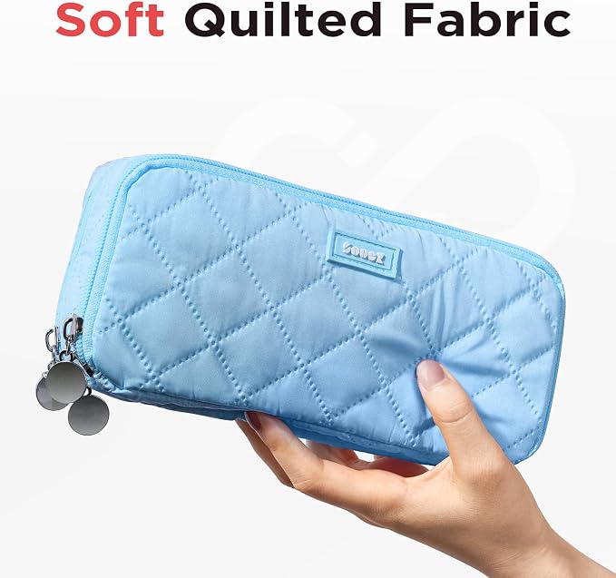 Sooez Large Pencil Case Pouch, Extra Big Pencil Bag - Image 2