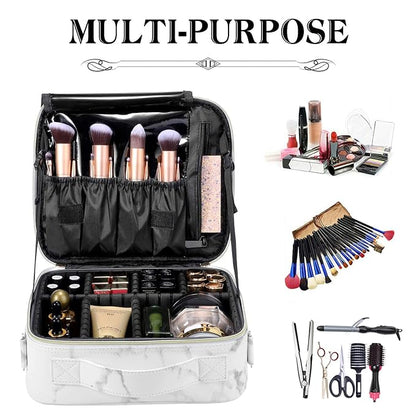 gzcz Travel Makeup Bag, Professional Cosmetic Bags - Image 4