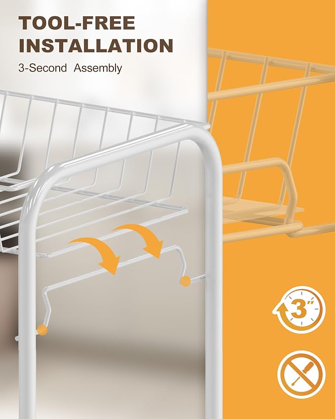 Mythinglogic 4 Tier Rolling Cart - Image 2