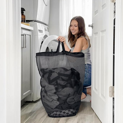 Goodpick Laundry Basket with Wheels, 100L Rolling Laundry Hamper with Lid - Image 2