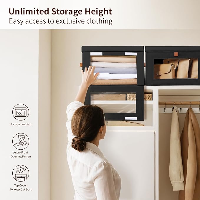 Homsorout Large Closet Storage Bins - Image 2