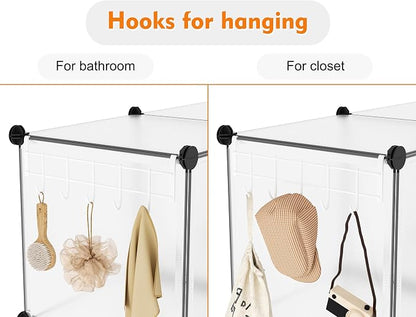 HOMIDEC 6-Cube Storage Organizer, Closet Organizer Storage Shelf Bookcase - Image 5