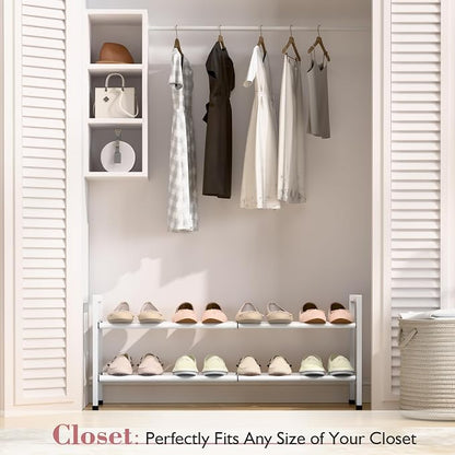 Bumusty 2-Tier Expandable Shoe Rack - Image 2