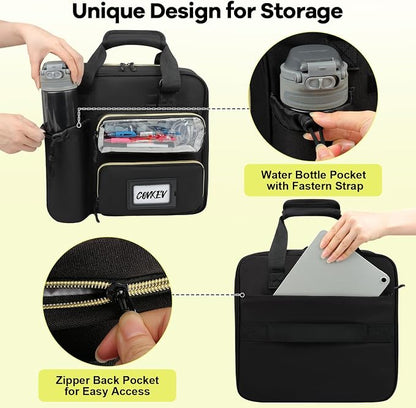 Covkev 3 Inch D-ring Zipper Binder Bag - Image 6