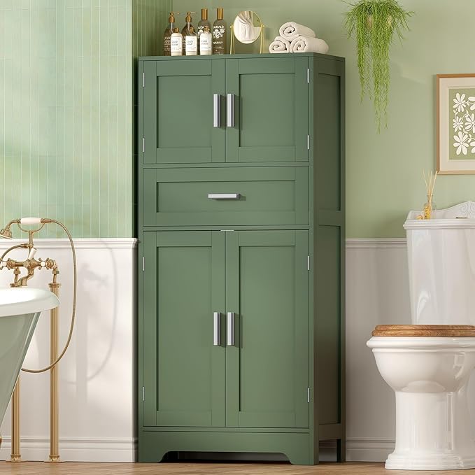 Bathroom Floor Storage Cabinet - Image 2