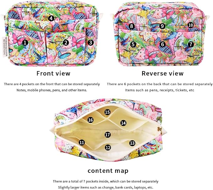 E-WEICHEN Multiple Pockets Portfolio Organizer - Image 4