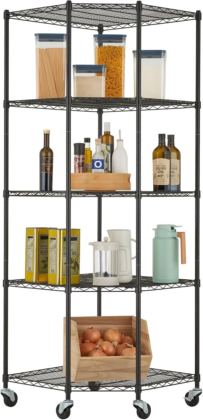 5-Tier Adjustable Wire Shelving - Image 3