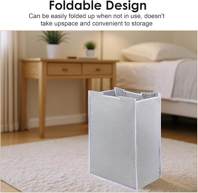 3 Pack Large Laundry Sorter Replacement Bags, 600D Oxford Cloth, Waterproof - Image 4