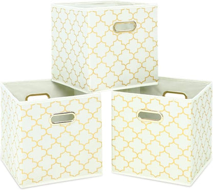 Fabric Cloth Storage Bins, Fabric Cube Organizer by SEVENDOME