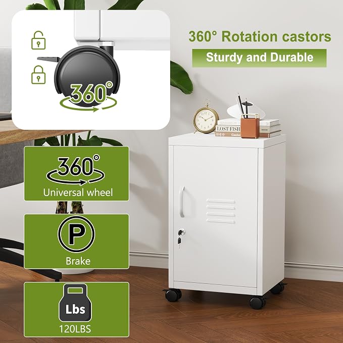 pozdeg 24.4" H Metal Storage Locker - Image 5
