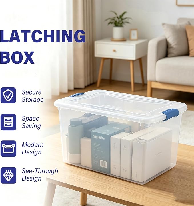 66 Qt Plastic Storage Bins - Image 5