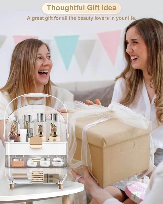 Makeup Organizer Countertop, Skincare Holder Bathroom Counter Organizer - Image 5